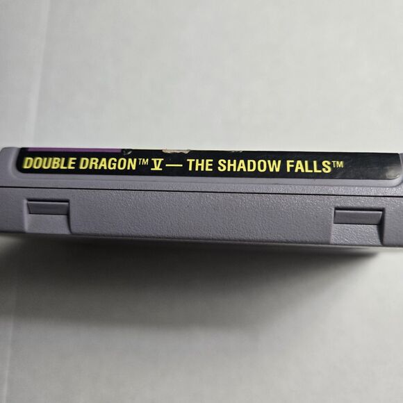 Double Dragon V: The Shadow Falls SNES Cartridge Only Authentic Tested Works - Picture 4 of 6
